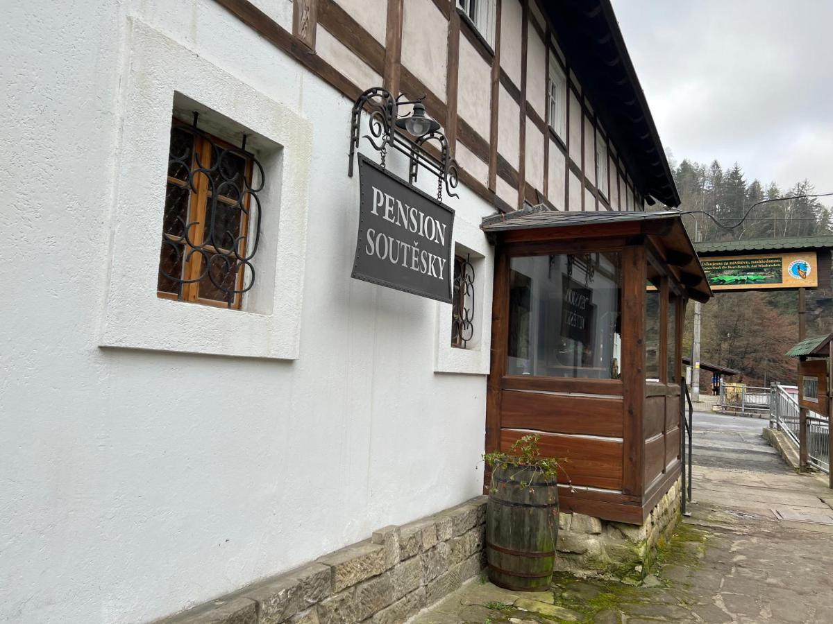 Pension Soutesky Hřensko Exterior foto